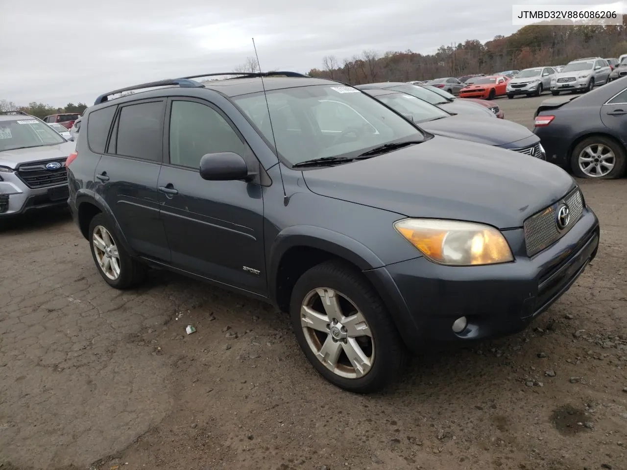 2008 Toyota Rav4 Sport VIN: JTMBD32V886086206 Lot: 77196694