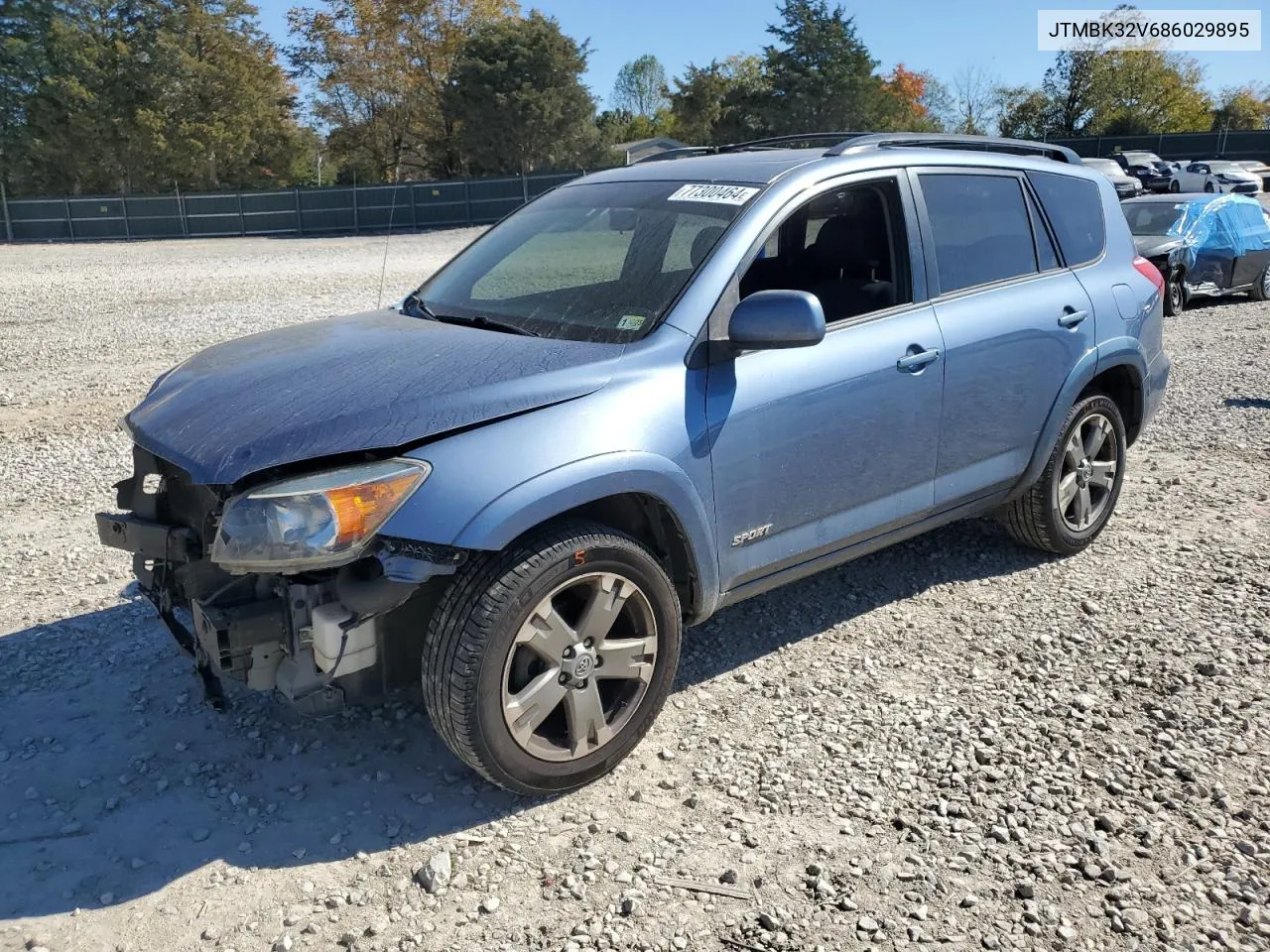 2008 Toyota Rav4 Sport VIN: JTMBK32V686029895 Lot: 77300464