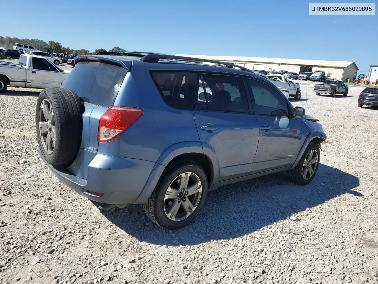 2008 Toyota Rav4 Sport VIN: JTMBK32V686029895 Lot: 77300464