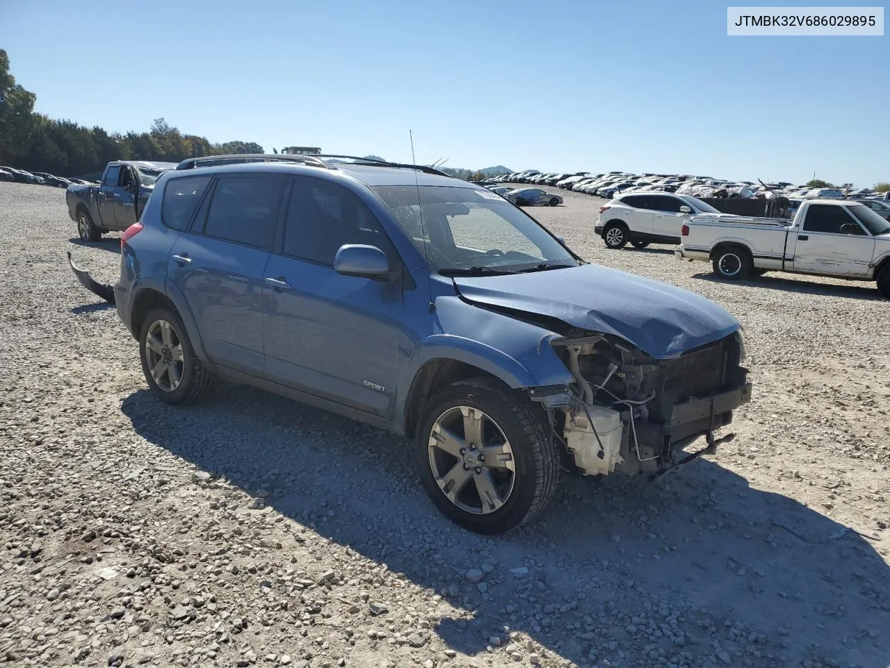 2008 Toyota Rav4 Sport VIN: JTMBK32V686029895 Lot: 77300464