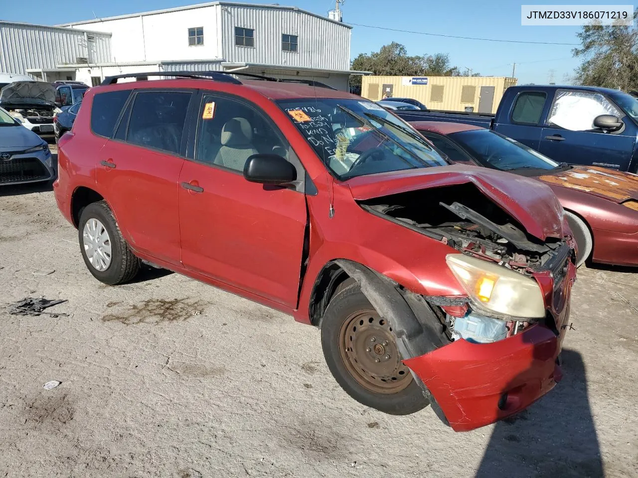 2008 Toyota Rav4 VIN: JTMZD33V186071219 Lot: 77463534