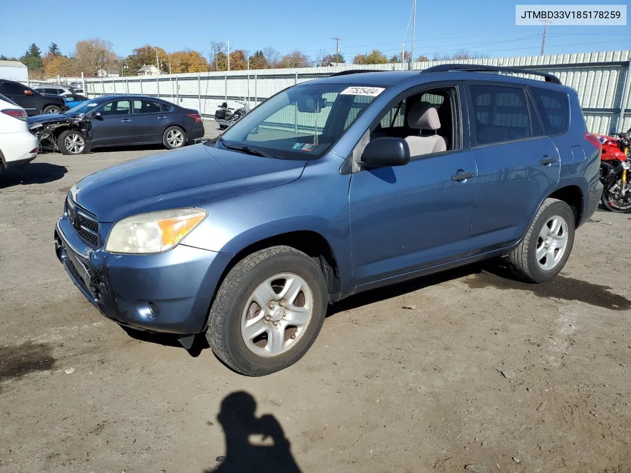 2008 Toyota Rav4 VIN: JTMBD33V185178259 Lot: 77525404