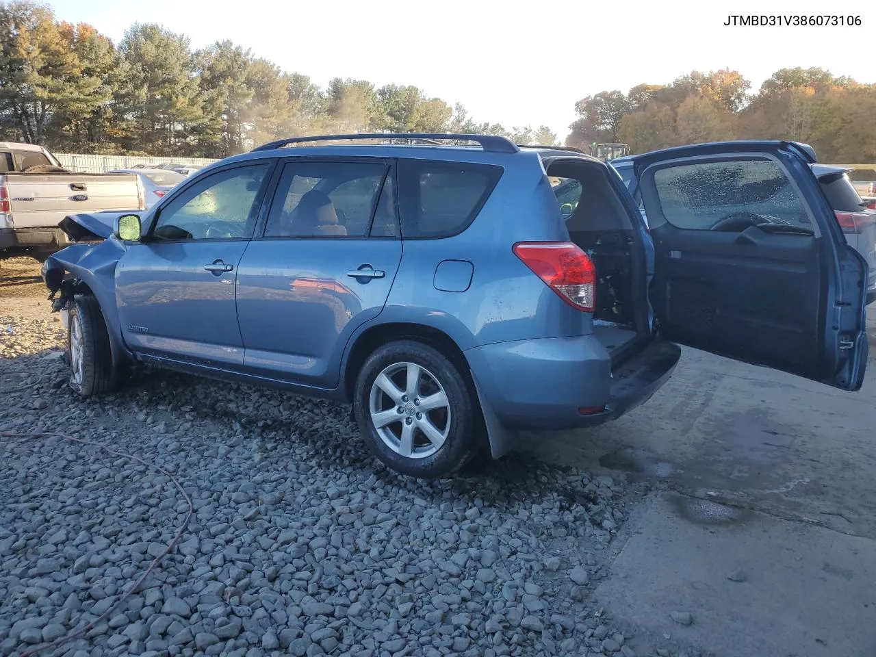 2008 Toyota Rav4 Limited VIN: JTMBD31V386073106 Lot: 77682594