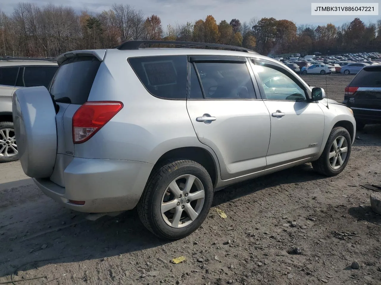 2008 Toyota Rav4 Limited VIN: JTMBK31V886047221 Lot: 77881184