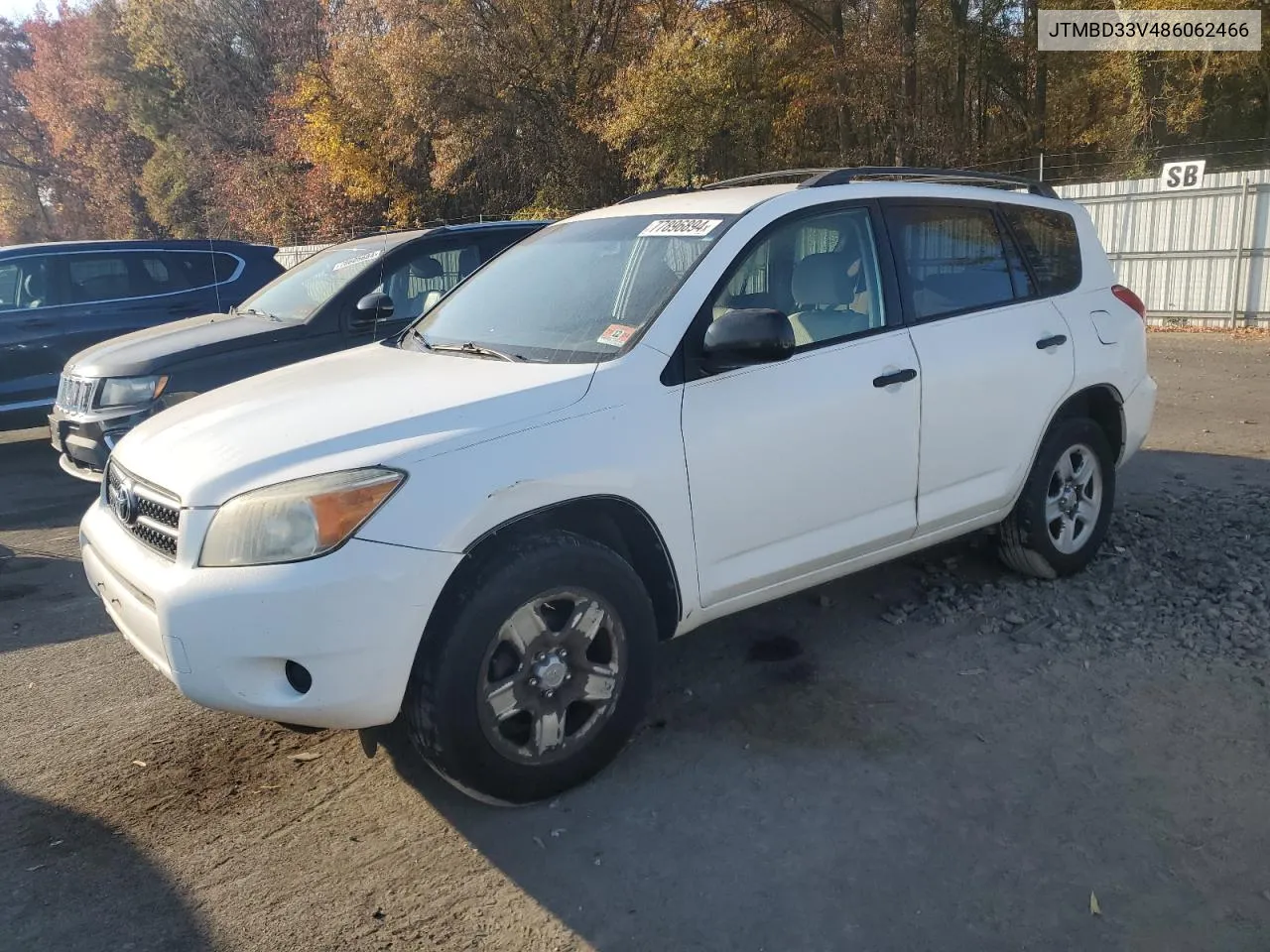 2008 Toyota Rav4 VIN: JTMBD33V486062466 Lot: 77896894