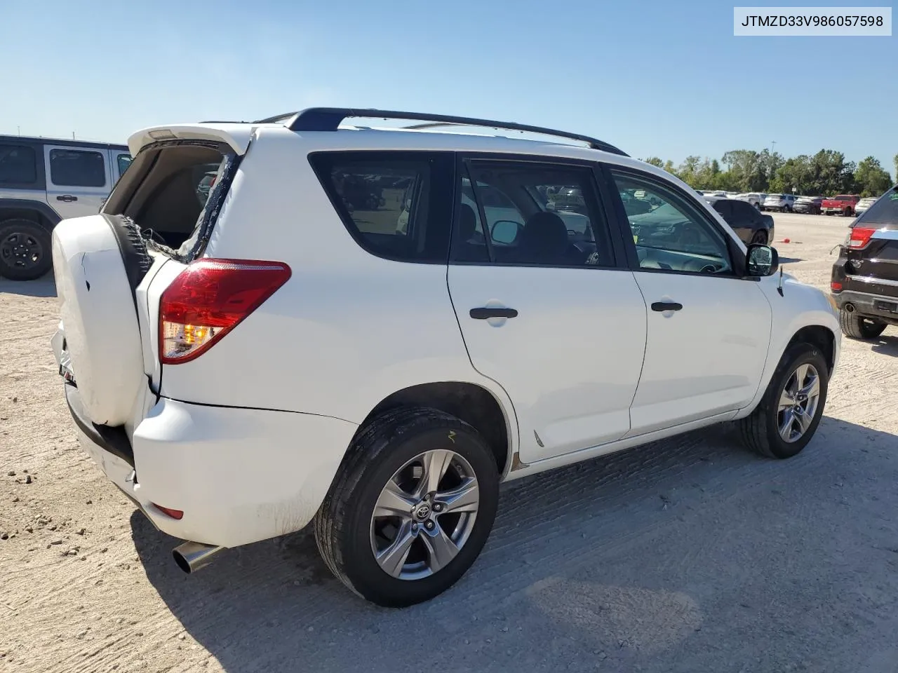 2008 Toyota Rav4 VIN: JTMZD33V986057598 Lot: 77905074