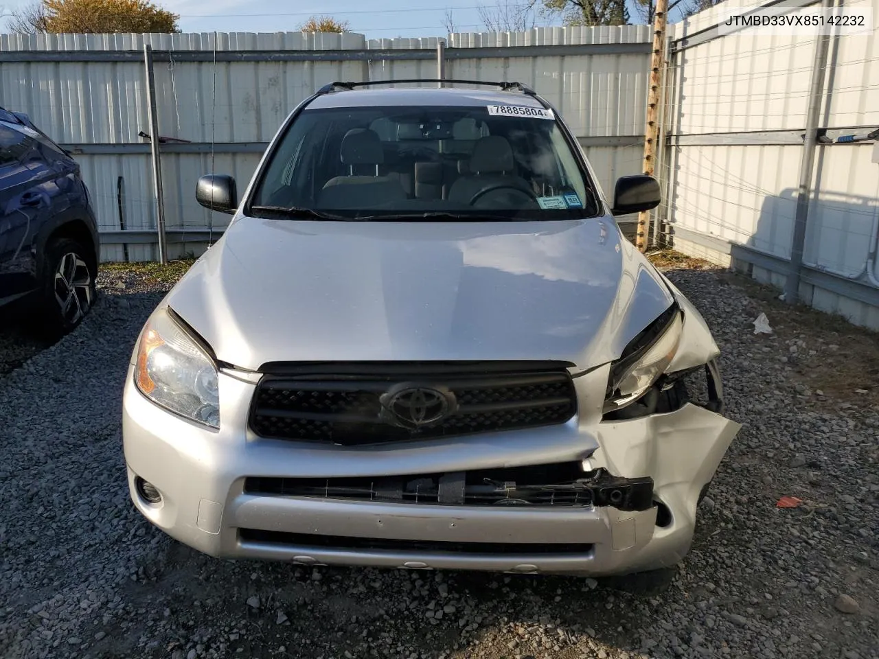 2008 Toyota Rav4 VIN: JTMBD33VX85142232 Lot: 78885804