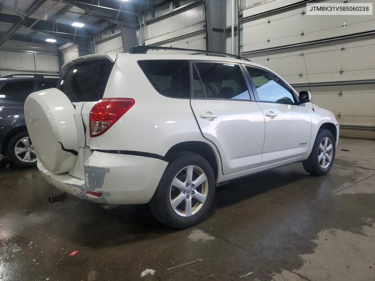 2008 Toyota Rav4 Limited VIN: JTMBK31V585060238 Lot: 79861884