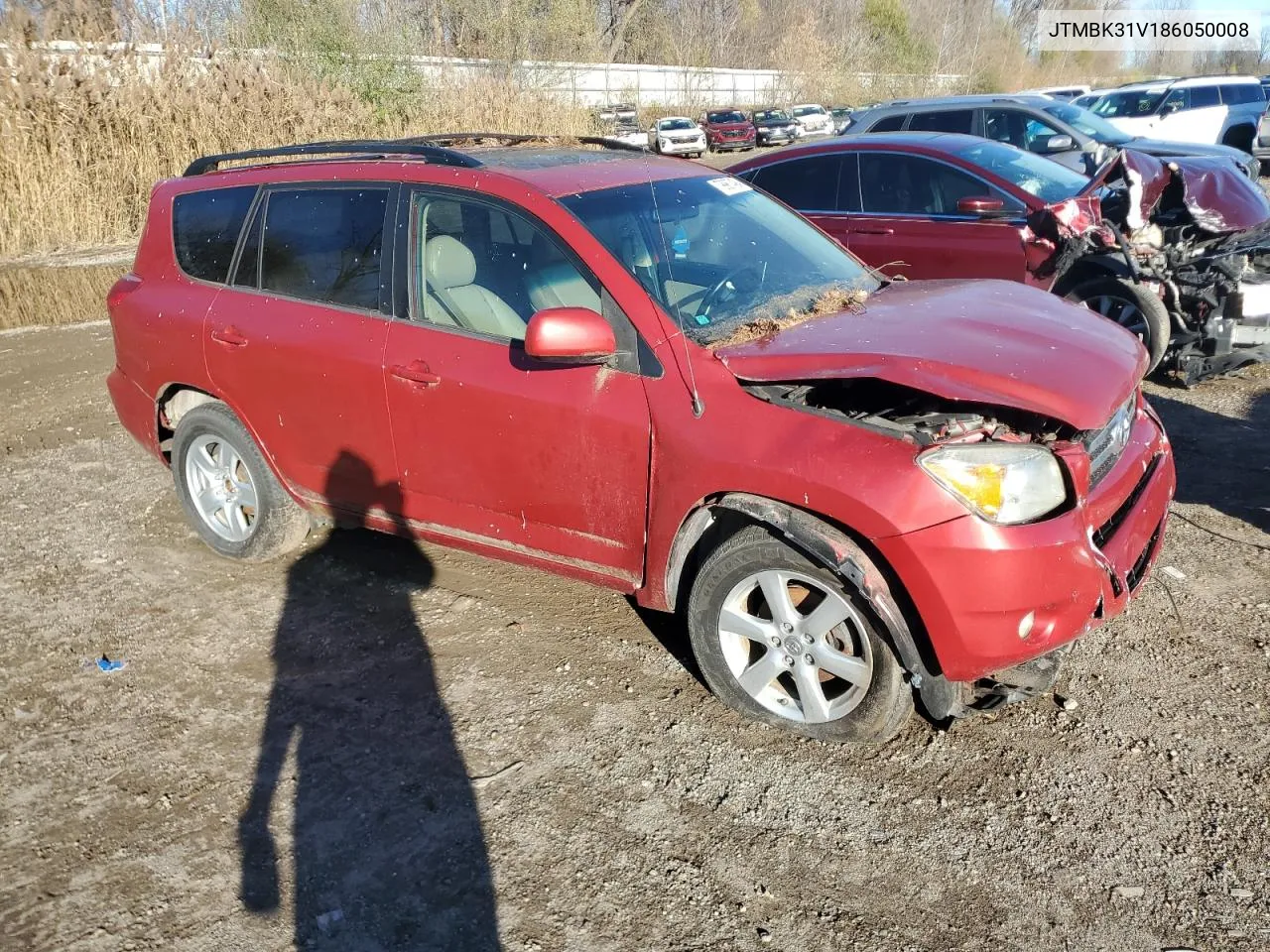 2008 Toyota Rav4 Limited VIN: JTMBK31V186050008 Lot: 79967494