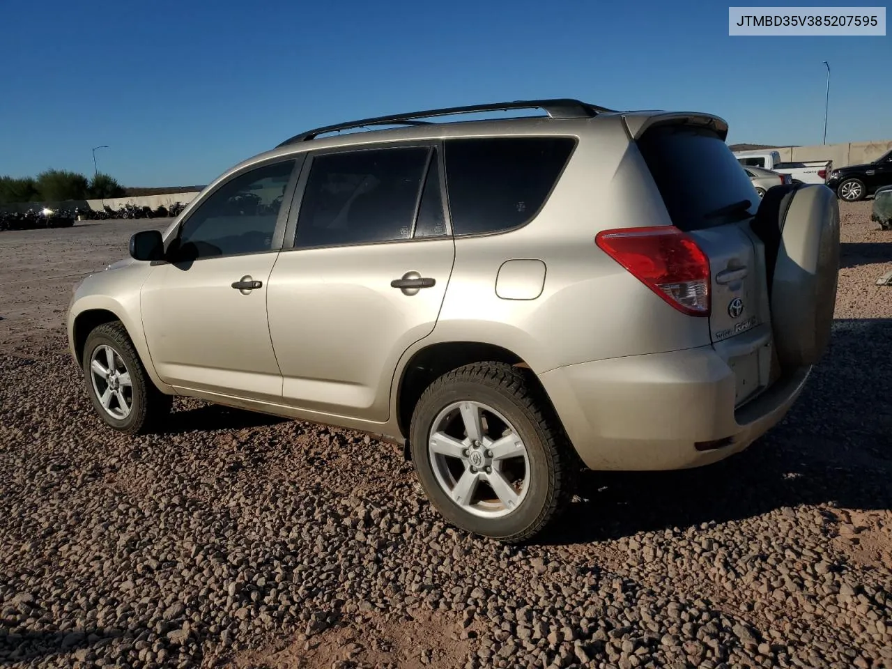 2008 Toyota Rav4 VIN: JTMBD35V385207595 Lot: 80019494