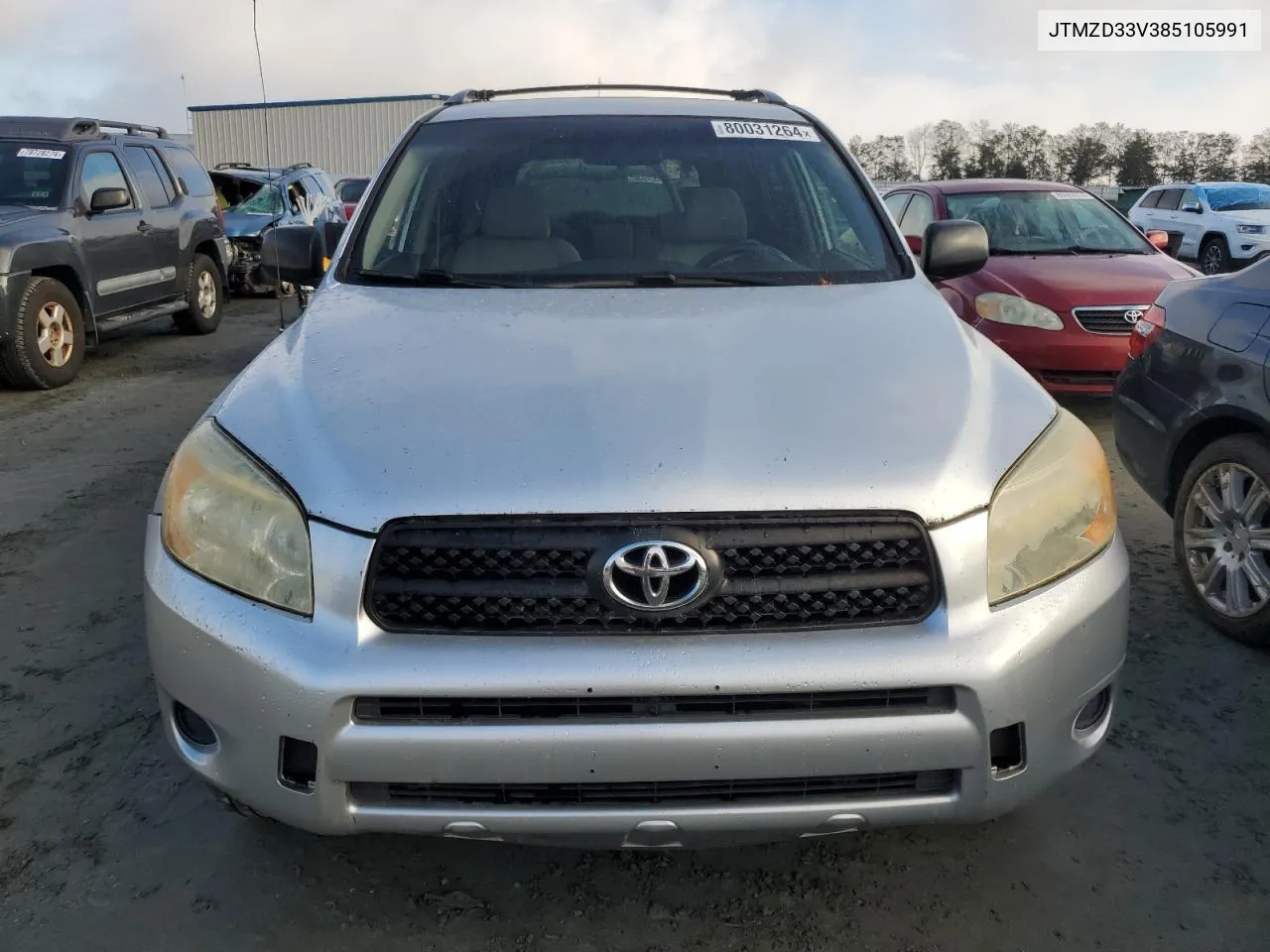 2008 Toyota Rav4 VIN: JTMZD33V385105991 Lot: 80031264