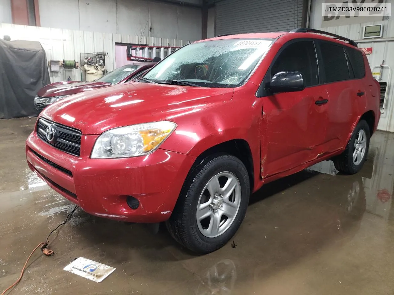 2008 Toyota Rav4 VIN: JTMZD33V986070741 Lot: 80784684