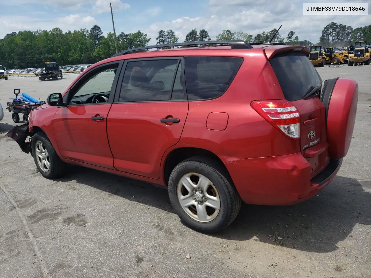 2009 Toyota Rav4 VIN: JTMBF33V79D018646 Lot: 52191624