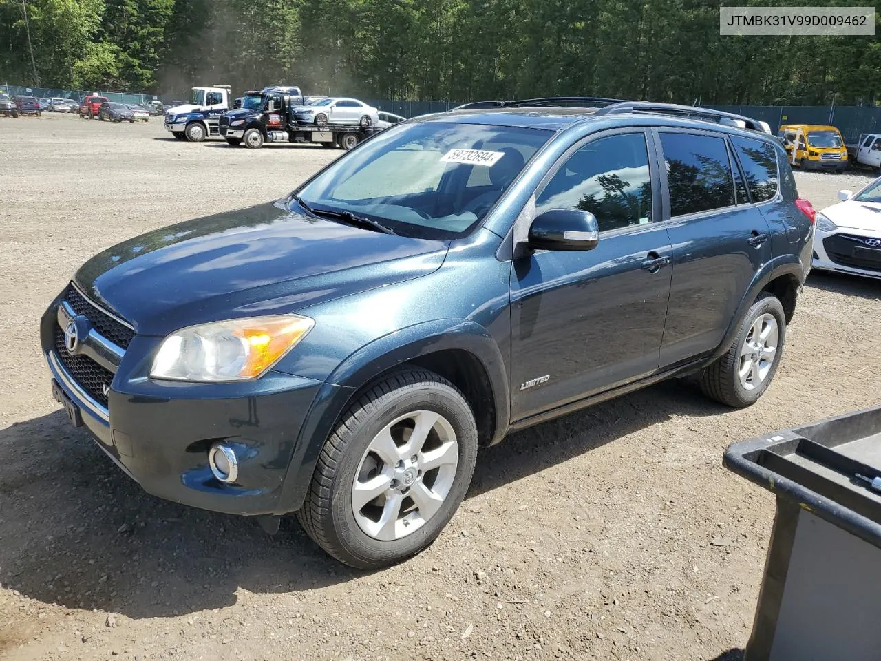 2009 Toyota Rav4 Limited VIN: JTMBK31V99D009462 Lot: 59732694