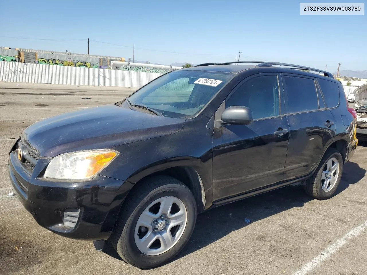 2009 Toyota Rav4 VIN: 2T3ZF33V39W008780 Lot: 67058164