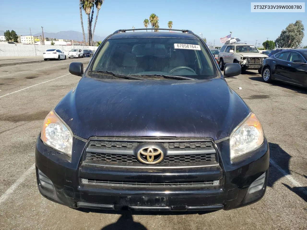 2009 Toyota Rav4 VIN: 2T3ZF33V39W008780 Lot: 67058164