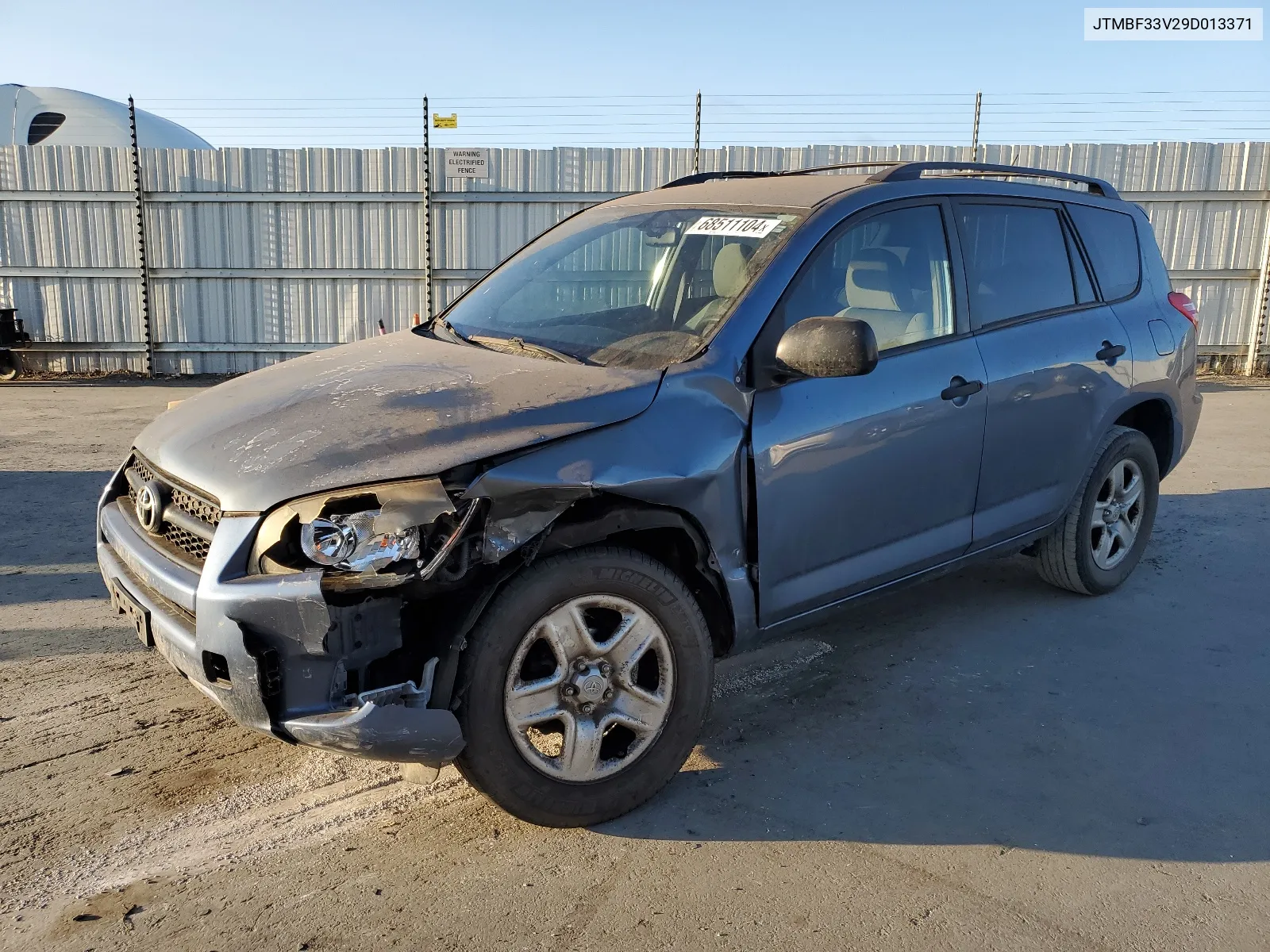 2009 Toyota Rav4 VIN: JTMBF33V29D013371 Lot: 68511104