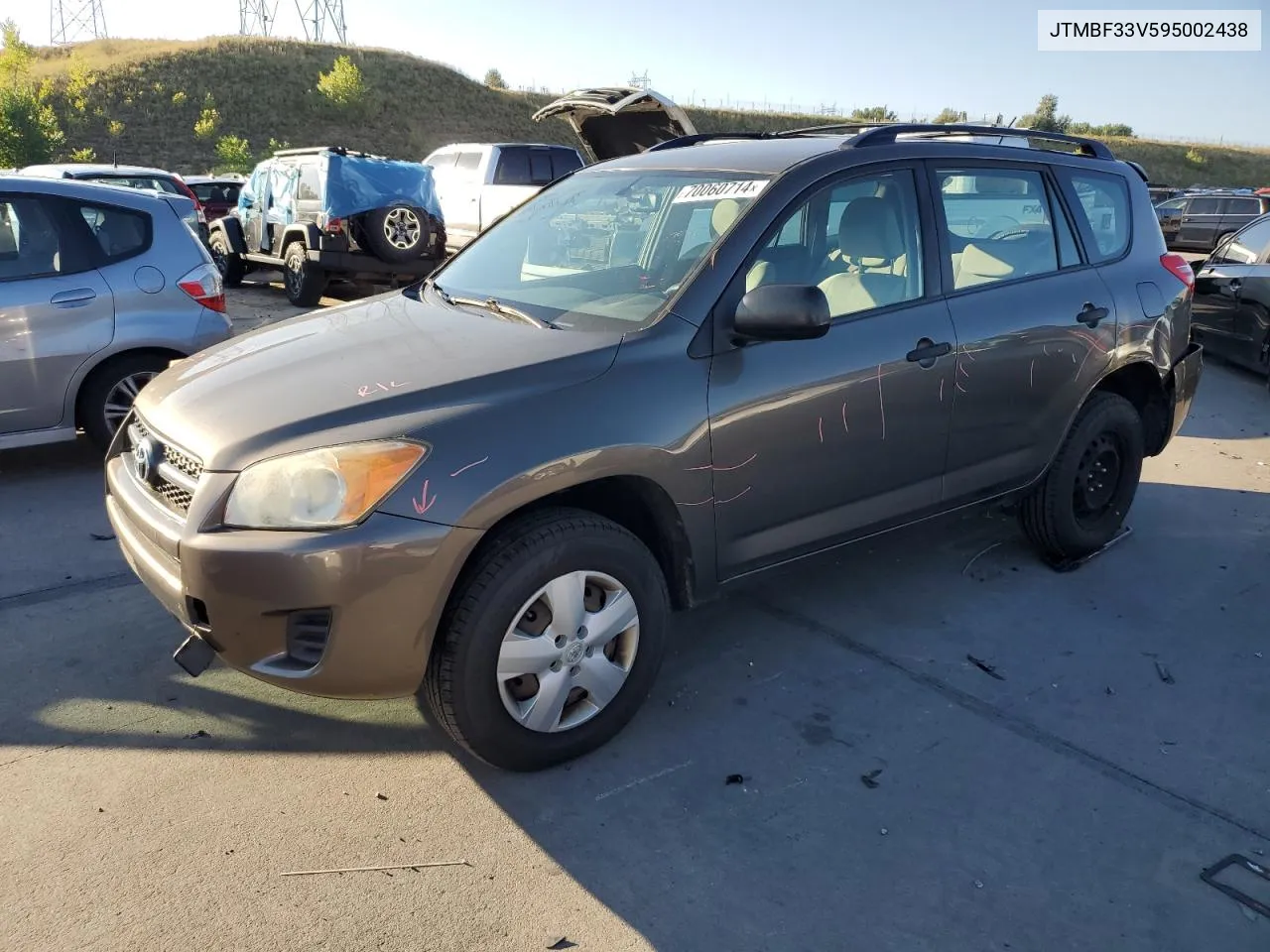 2009 Toyota Rav4 VIN: JTMBF33V595002438 Lot: 70060714