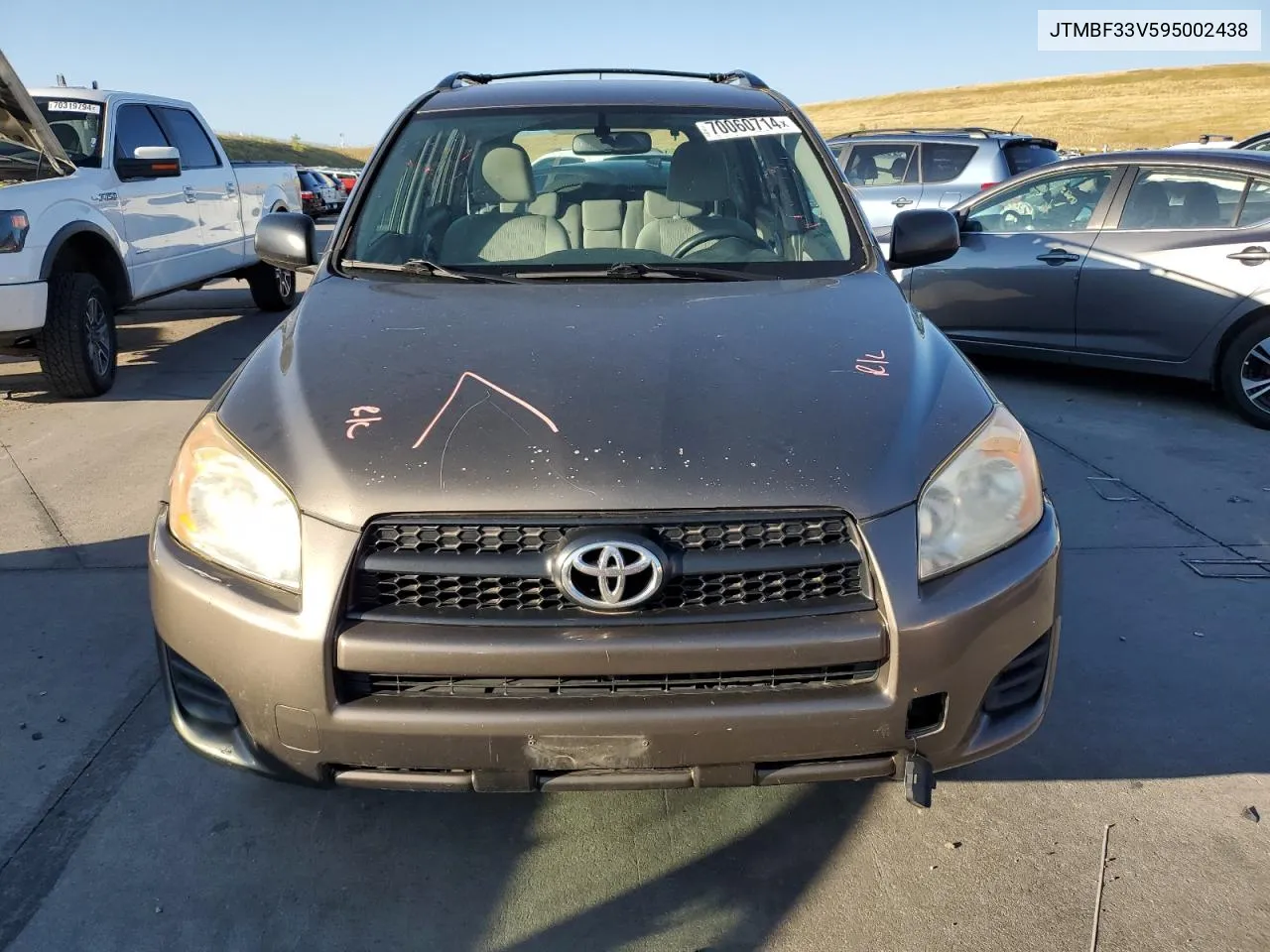 2009 Toyota Rav4 VIN: JTMBF33V595002438 Lot: 70060714