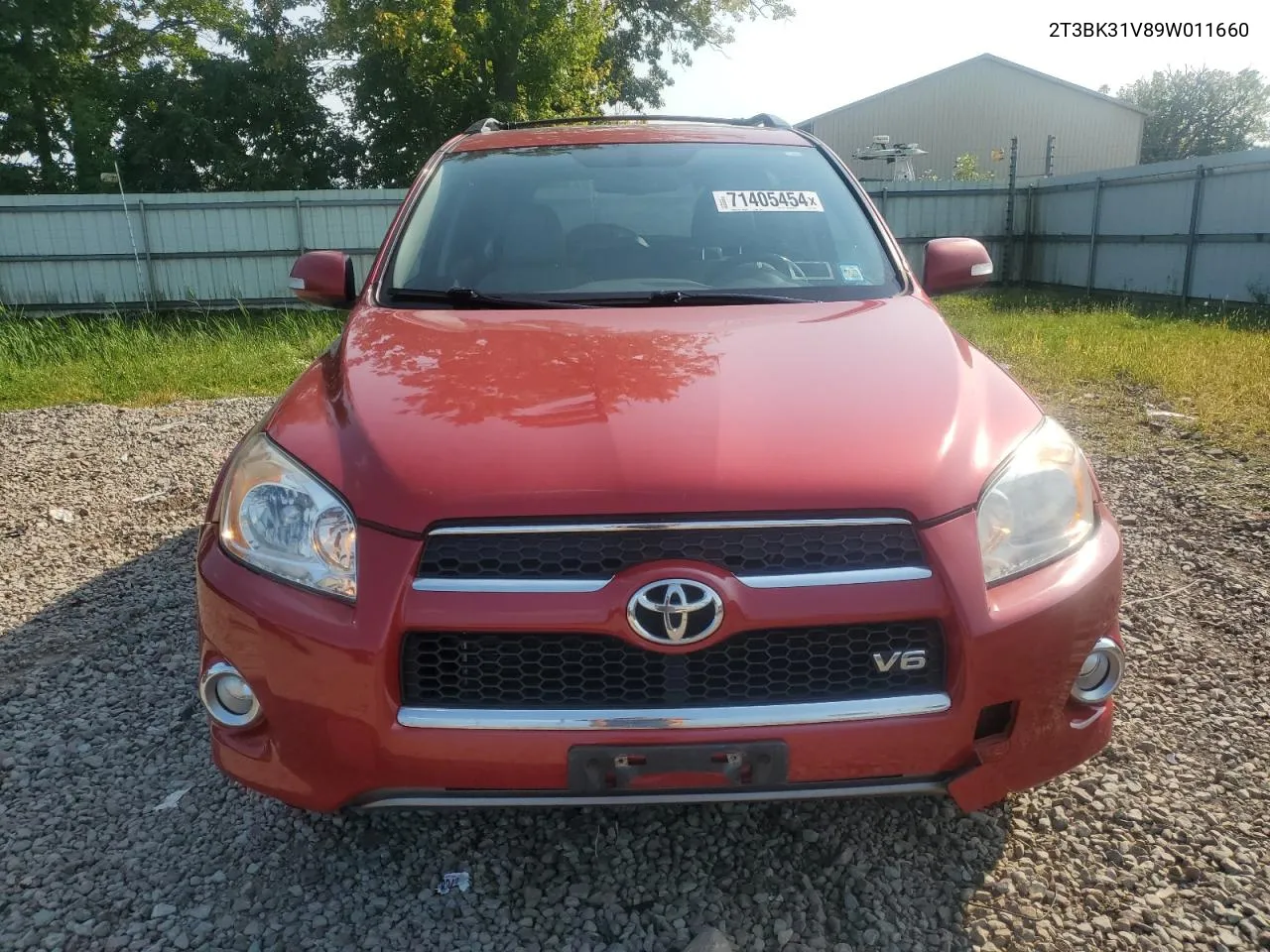 2009 Toyota Rav4 Limited VIN: 2T3BK31V89W011660 Lot: 71405454