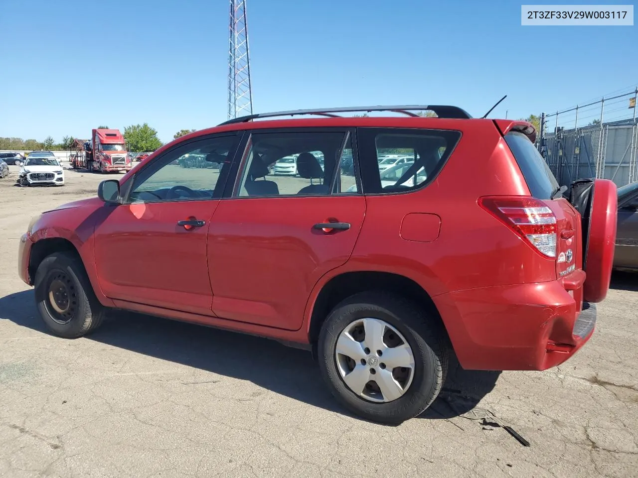 2009 Toyota Rav4 VIN: 2T3ZF33V29W003117 Lot: 74187534