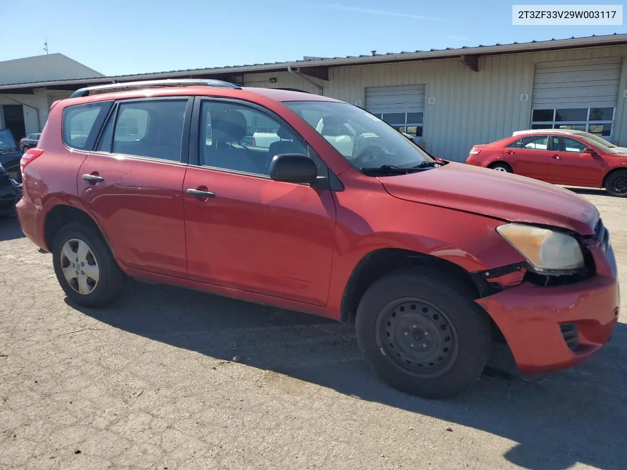 2009 Toyota Rav4 VIN: 2T3ZF33V29W003117 Lot: 74187534