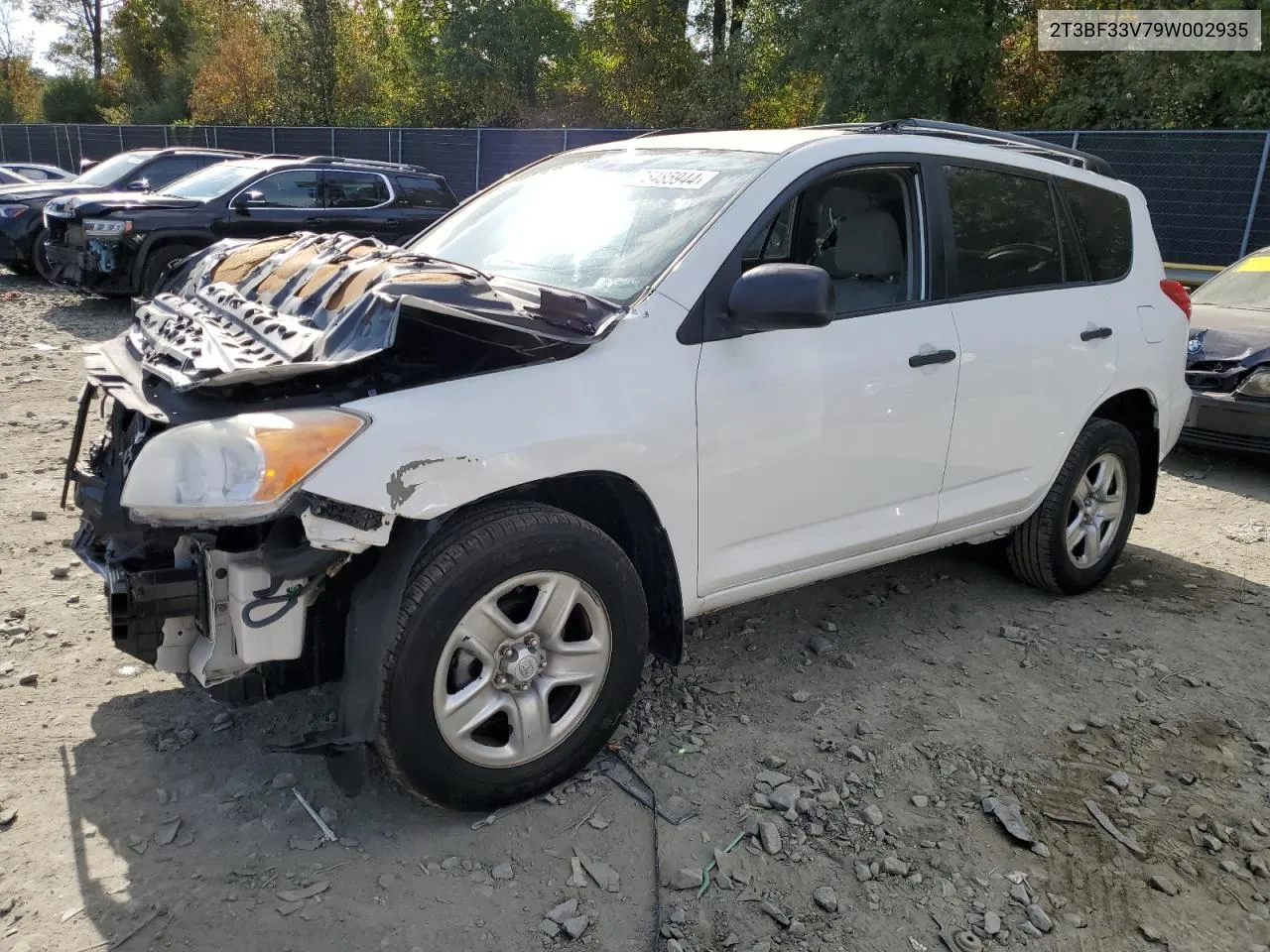 2009 Toyota Rav4 VIN: 2T3BF33V79W002935 Lot: 75485944