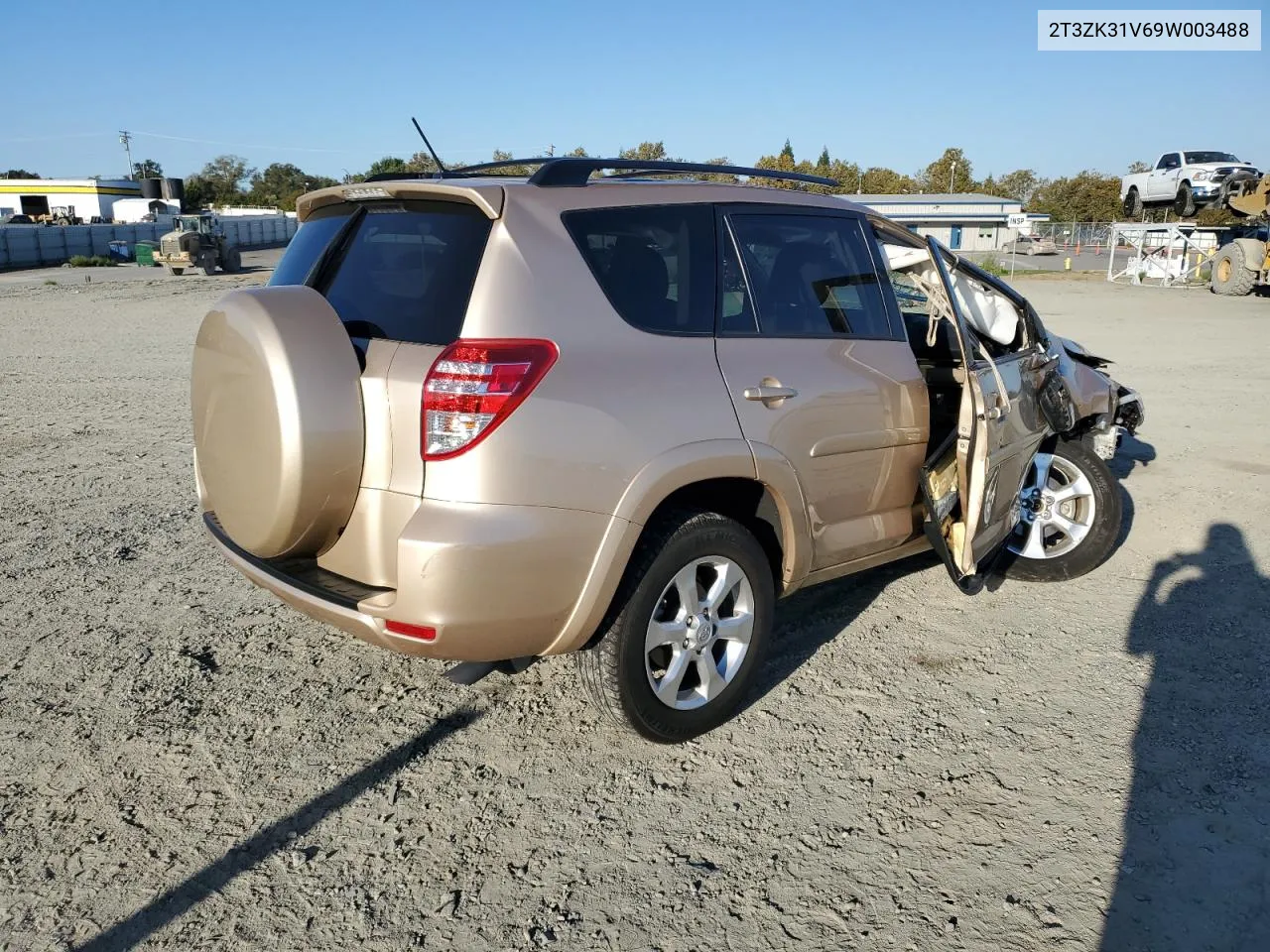 2T3ZK31V69W003488 2009 Toyota Rav4 Limited