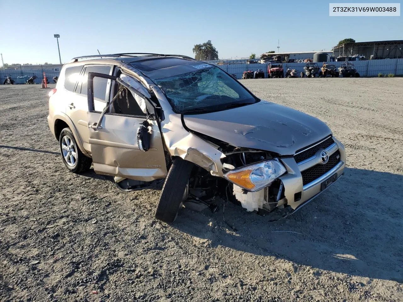 2T3ZK31V69W003488 2009 Toyota Rav4 Limited