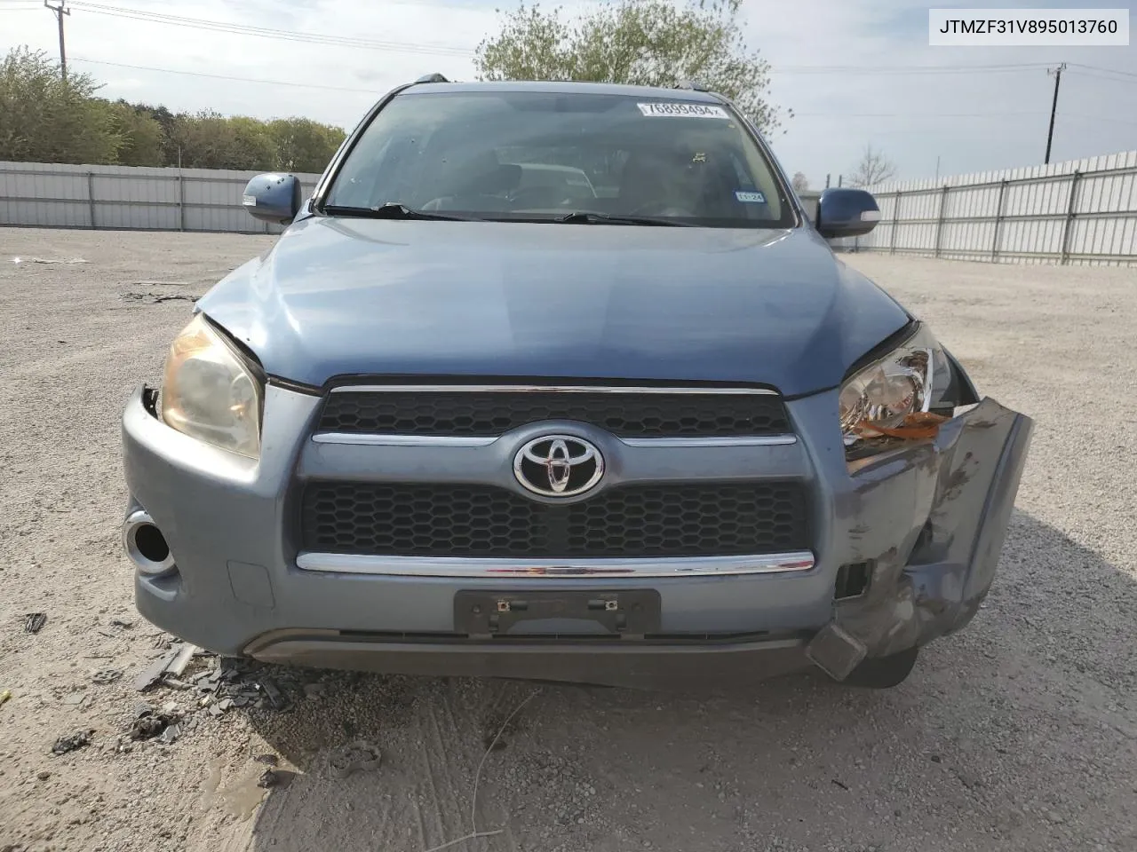 2009 Toyota Rav4 Limited VIN: JTMZF31V895013760 Lot: 76899494