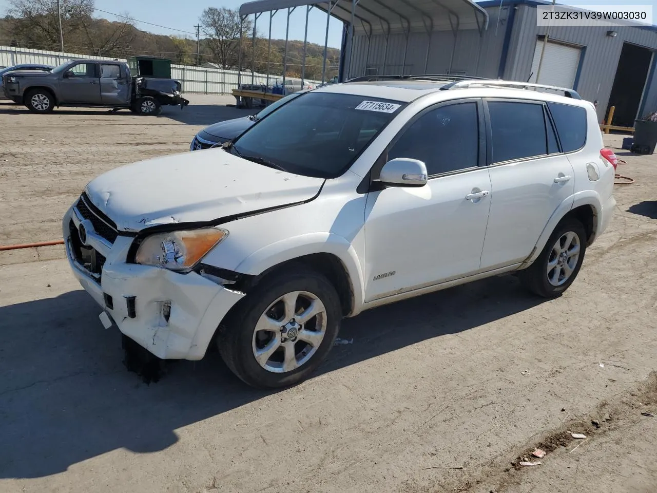 2009 Toyota Rav4 Limited VIN: 2T3ZK31V39W003030 Lot: 77115634