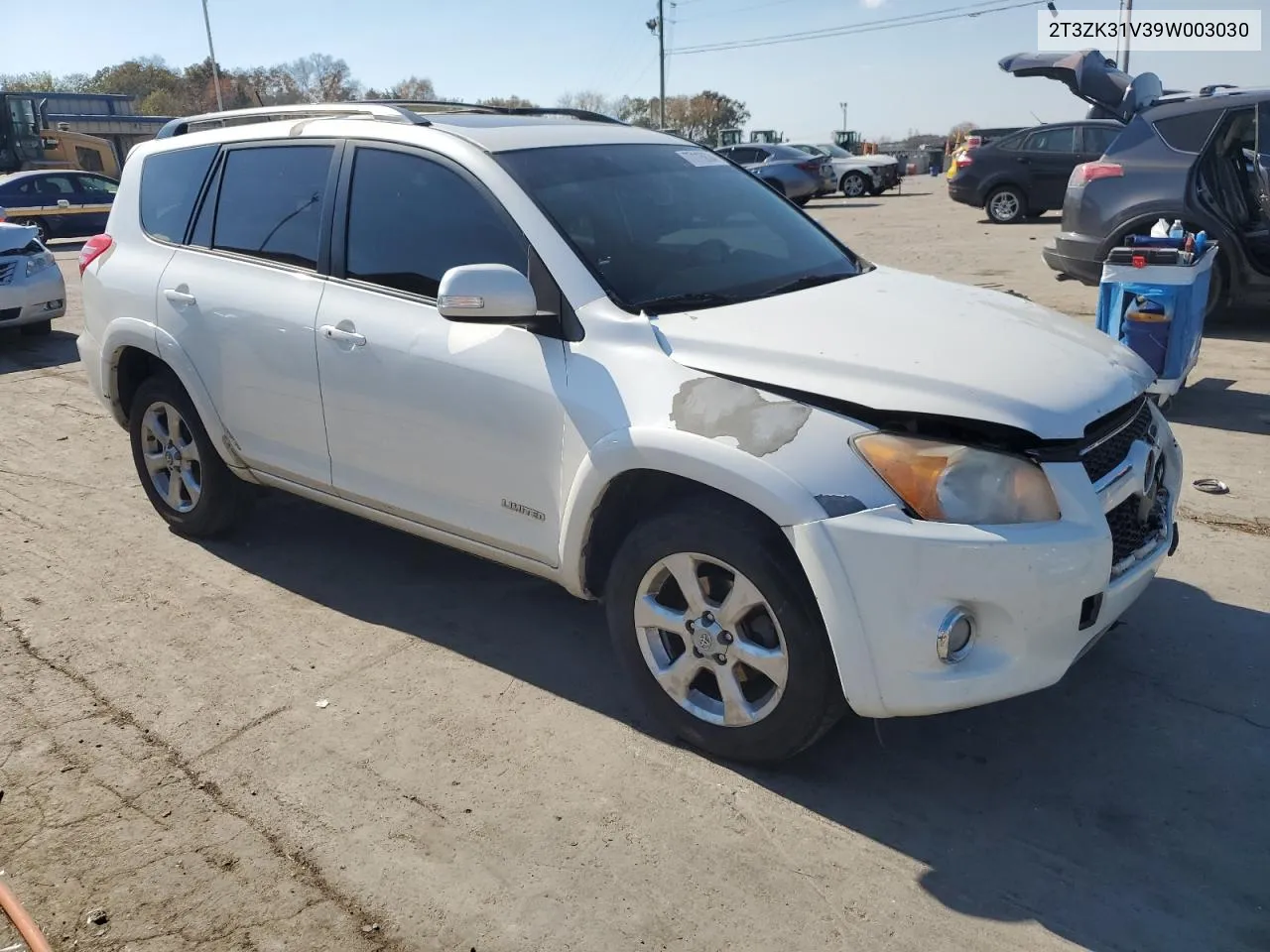 2009 Toyota Rav4 Limited VIN: 2T3ZK31V39W003030 Lot: 77115634