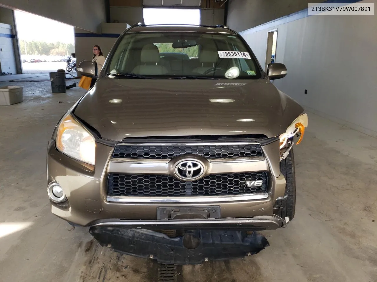 2009 Toyota Rav4 Limited VIN: 2T3BK31V79W007891 Lot: 78635114