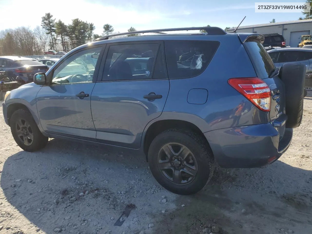 2009 Toyota Rav4 VIN: 2T3ZF33V19W014495 Lot: 80842574