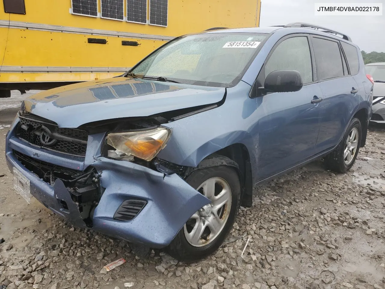 2010 Toyota Rav4 VIN: JTMBF4DV8AD022178 Lot: 58151354