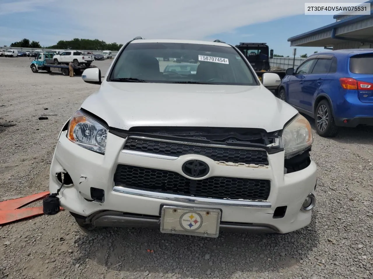 2010 Toyota Rav4 Limited VIN: 2T3DF4DV5AW075531 Lot: 58707454