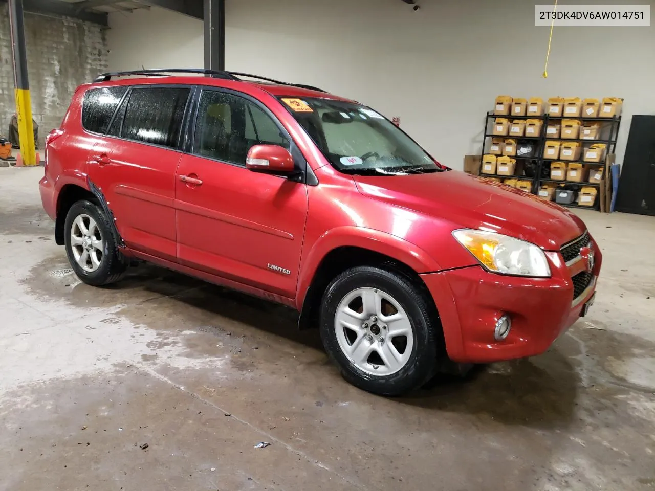 2010 Toyota Rav4 Limited VIN: 2T3DK4DV6AW014751 Lot: 60809924