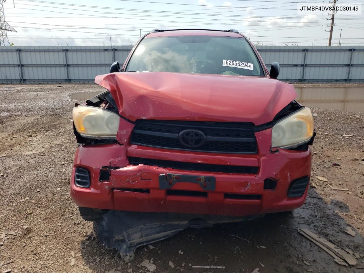 2010 Toyota Rav4 VIN: JTMBF4DV8AD030149 Lot: 62655294