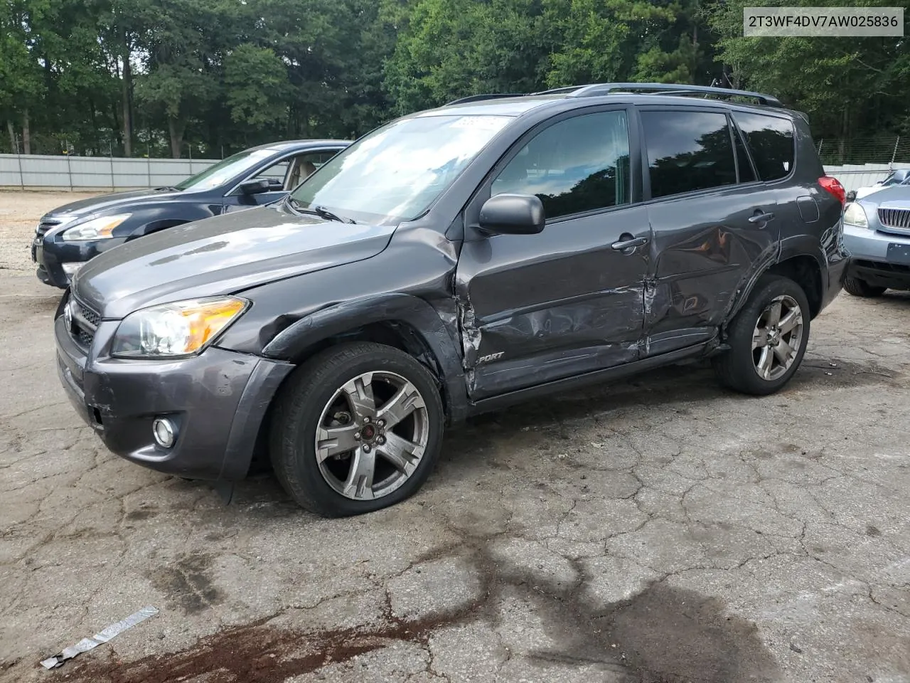 2010 Toyota Rav4 Sport VIN: 2T3WF4DV7AW025836 Lot: 62931174