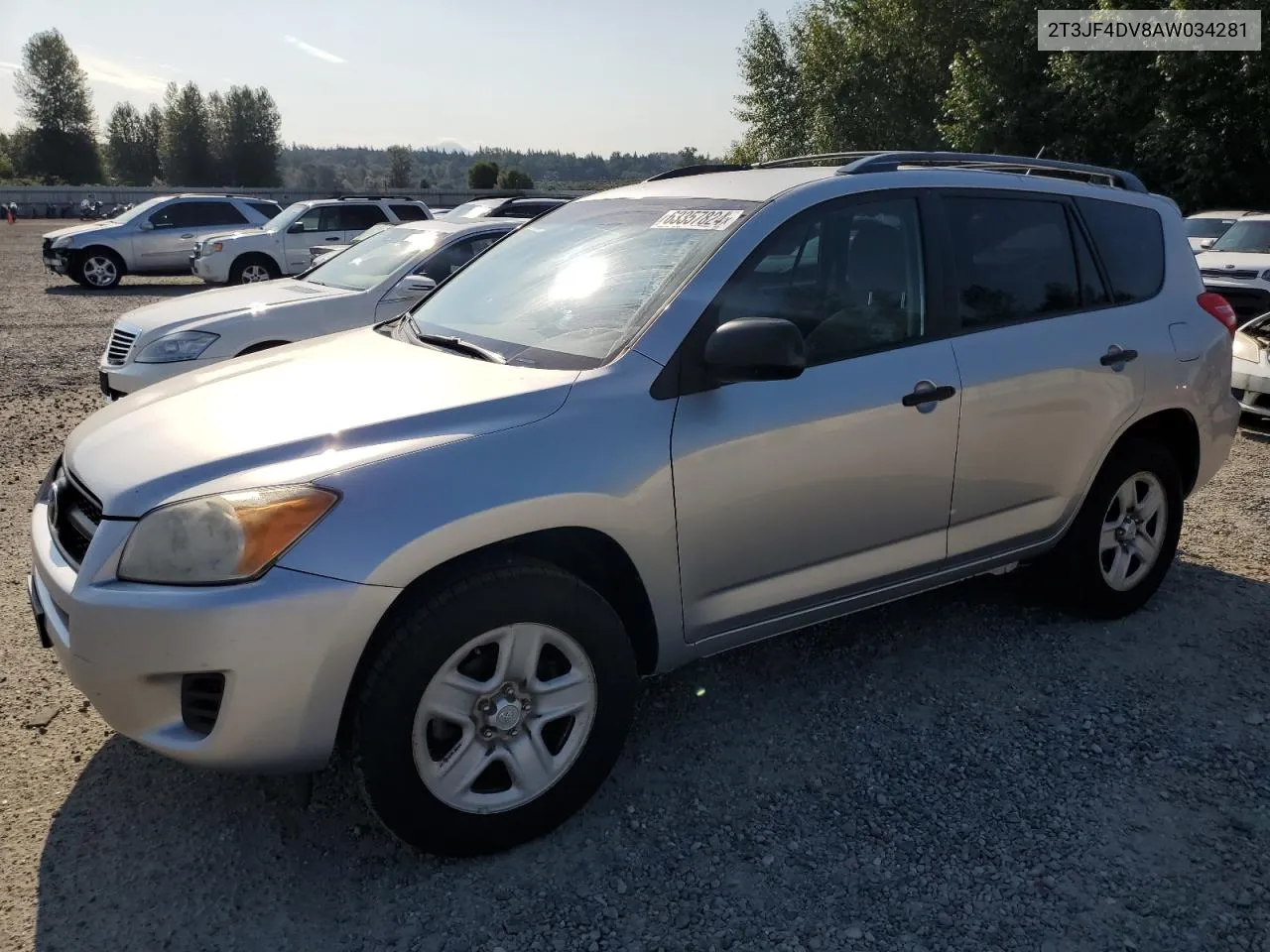 2010 Toyota Rav4 VIN: 2T3JF4DV8AW034281 Lot: 63357824