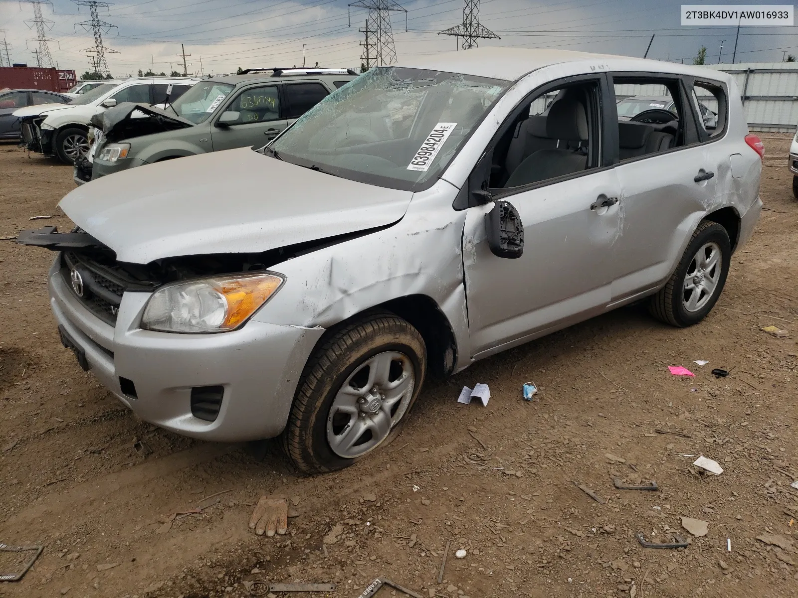 2010 Toyota Rav4 VIN: 2T3BK4DV1AW016933 Lot: 63984204