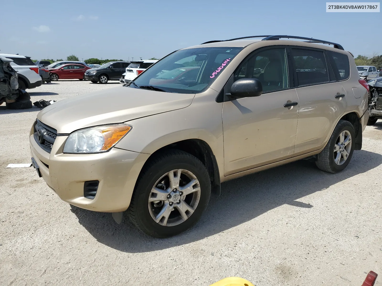 2010 Toyota Rav4 VIN: 2T3BK4DV8AW017867 Lot: 65610614