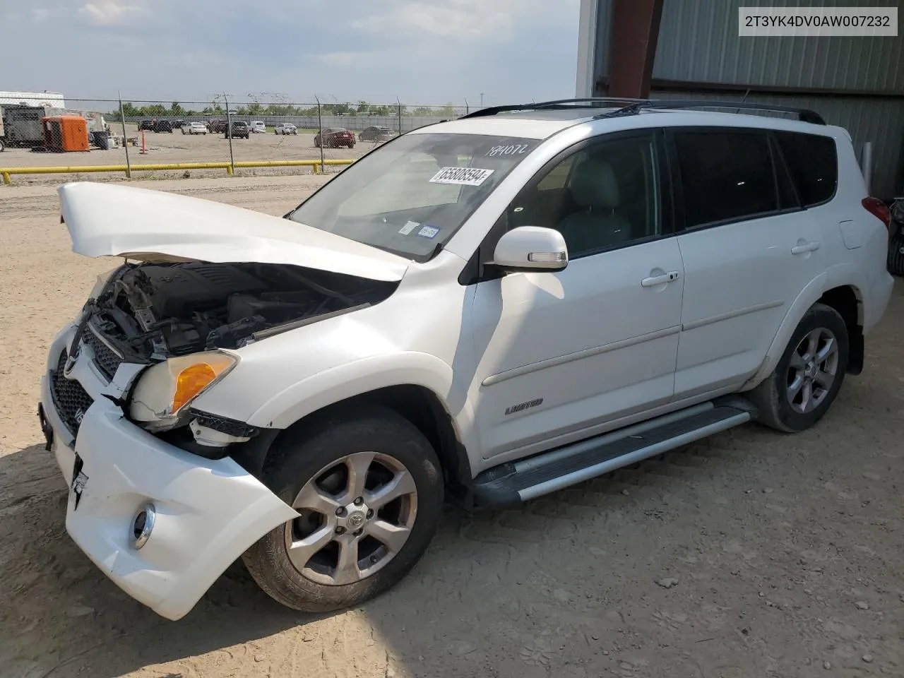 2010 Toyota Rav4 Limited VIN: 2T3YK4DV0AW007232 Lot: 65808594