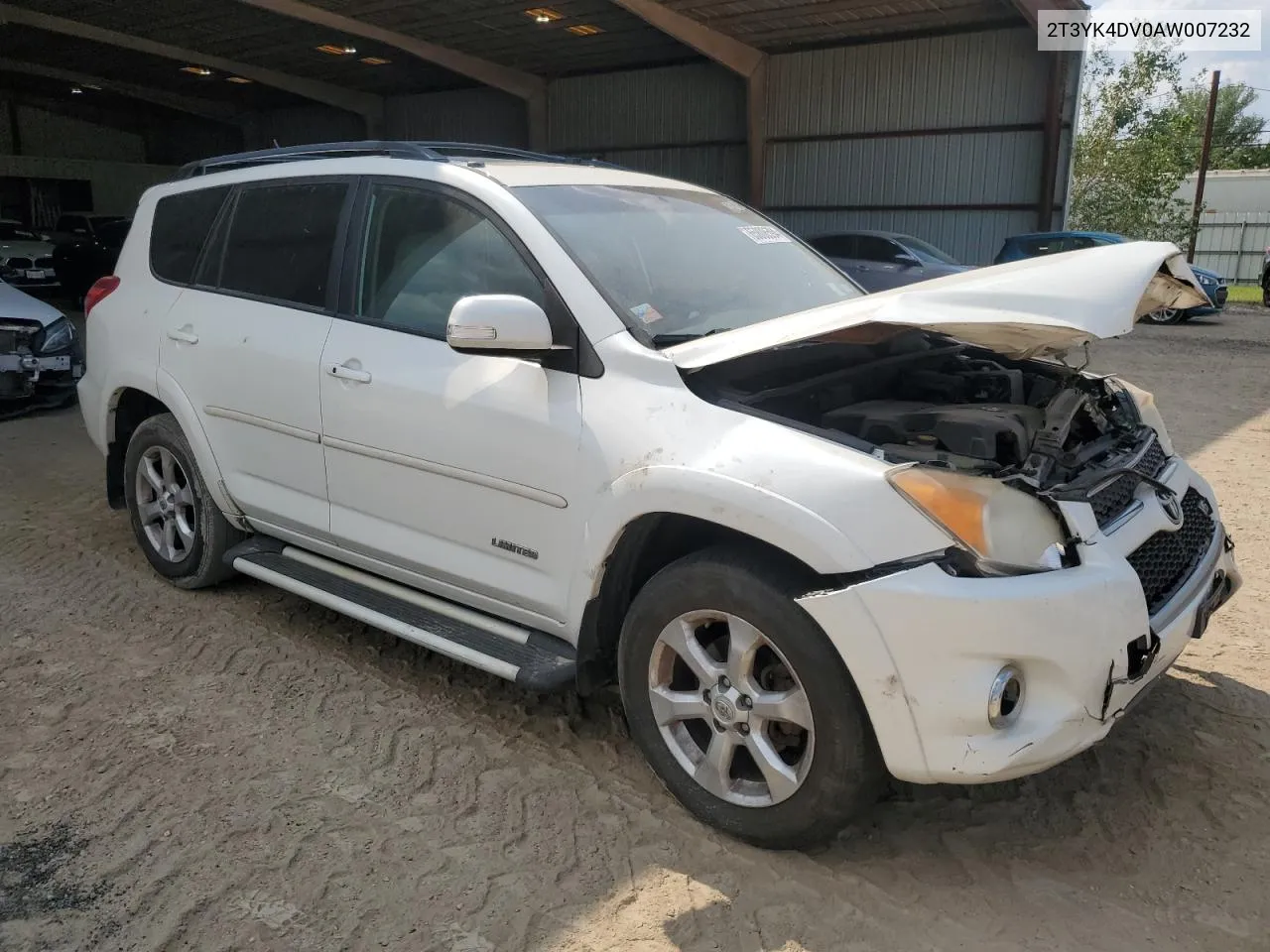 2T3YK4DV0AW007232 2010 Toyota Rav4 Limited