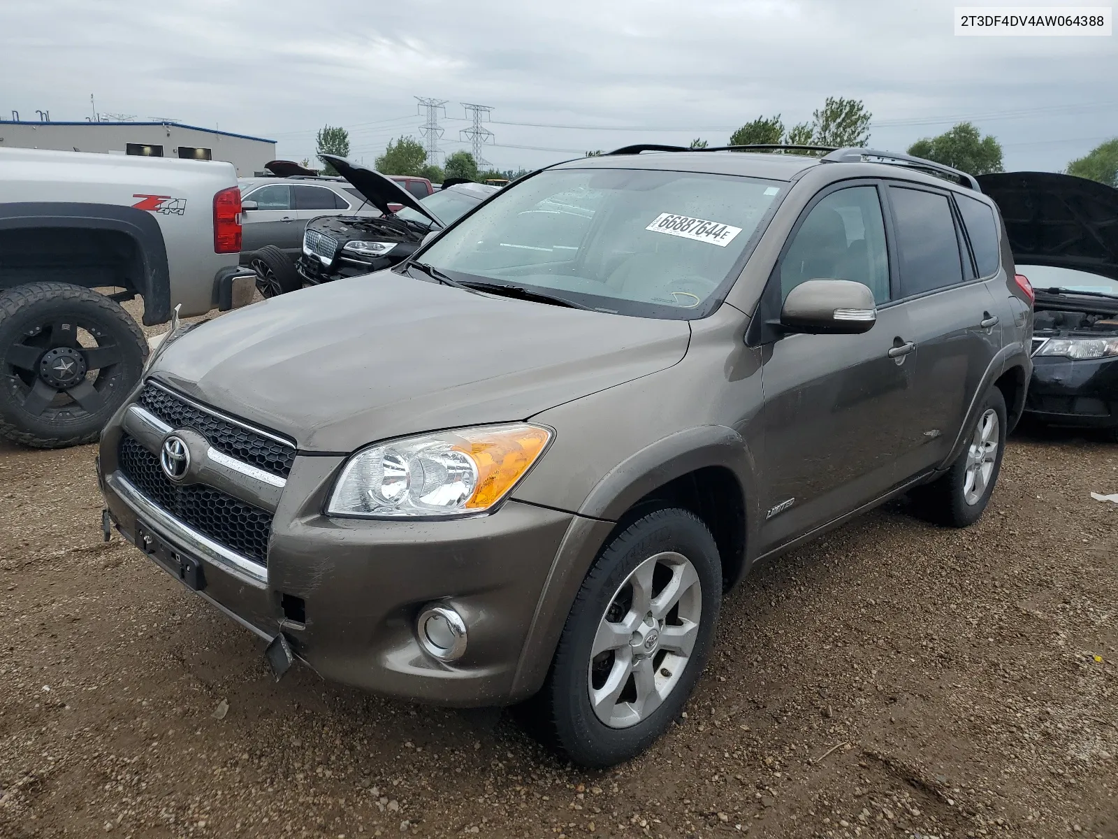 2010 Toyota Rav4 Limited VIN: 2T3DF4DV4AW064388 Lot: 66887644