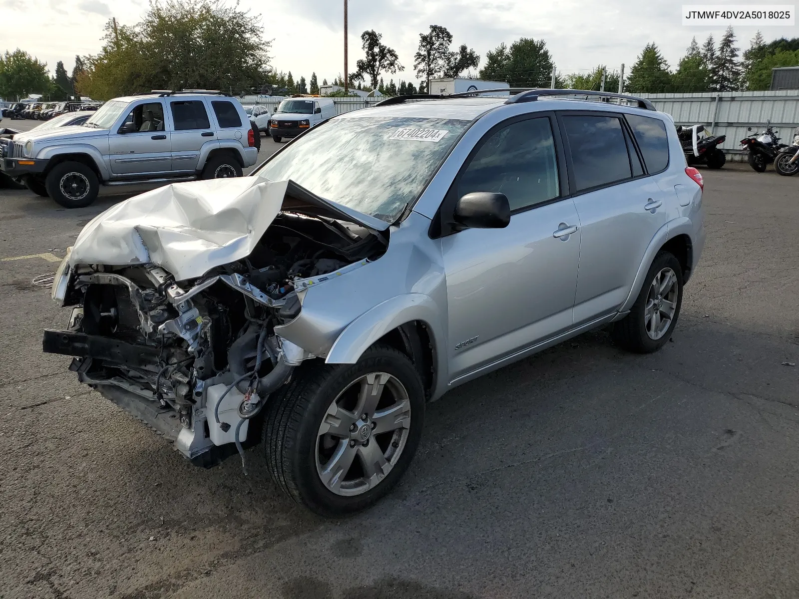 2010 Toyota Rav4 Sport VIN: JTMWF4DV2A5018025 Lot: 67402204