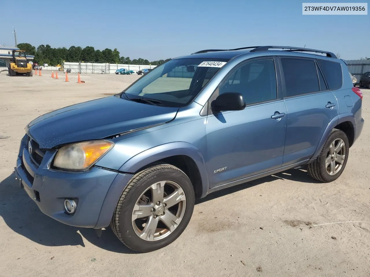 2010 Toyota Rav4 Sport VIN: 2T3WF4DV7AW019356 Lot: 67640434