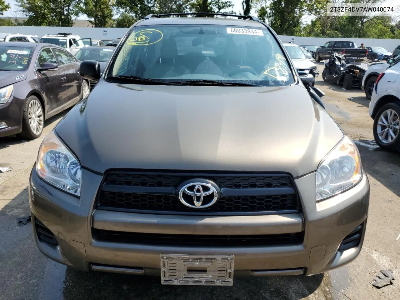 2010 Toyota Rav4 VIN: 2T3ZF4DV7AW040074 Lot: 68033934