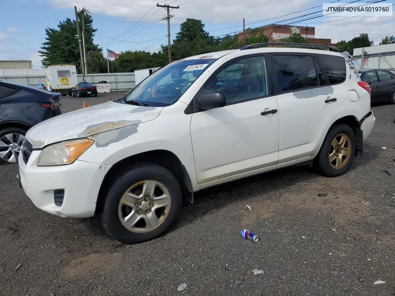 2010 Toyota Rav4 VIN: JTMBF4DV6A5019760 Lot: 68126424