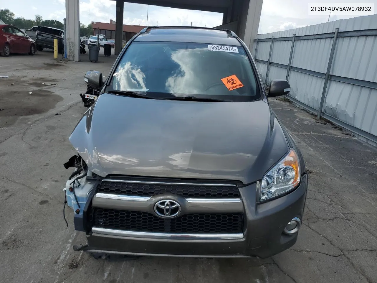 2010 Toyota Rav4 Limited VIN: 2T3DF4DV5AW078932 Lot: 68245474